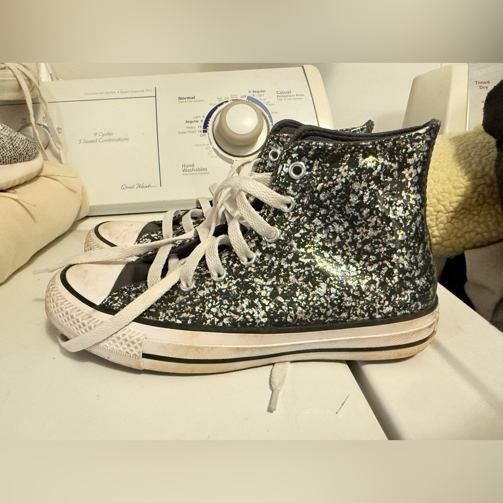 Converse Gray High-Top Sneakers